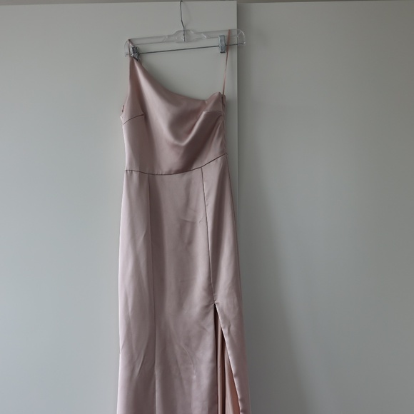 Amsale Kaia Bridesmaid Dress Rose Quartz Size 2 - Picture 1 of 8